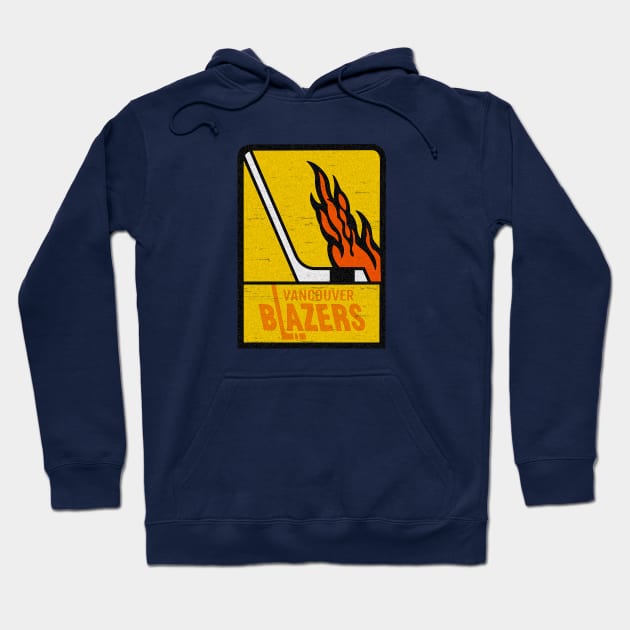 Defunct - Vancouver Blazers Hockey Hoodie by LocalZonly